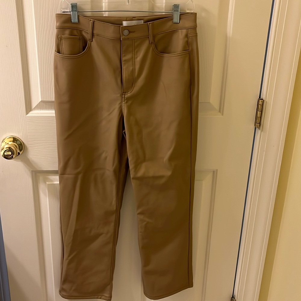 Loft Leather-like Pants